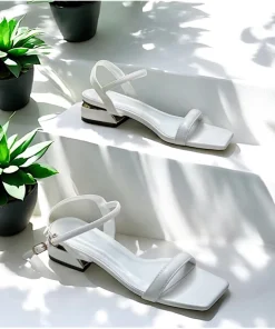 Alternative view of Dép Sandal Quai Đính Đá Siêu Xinh Cao 3cm